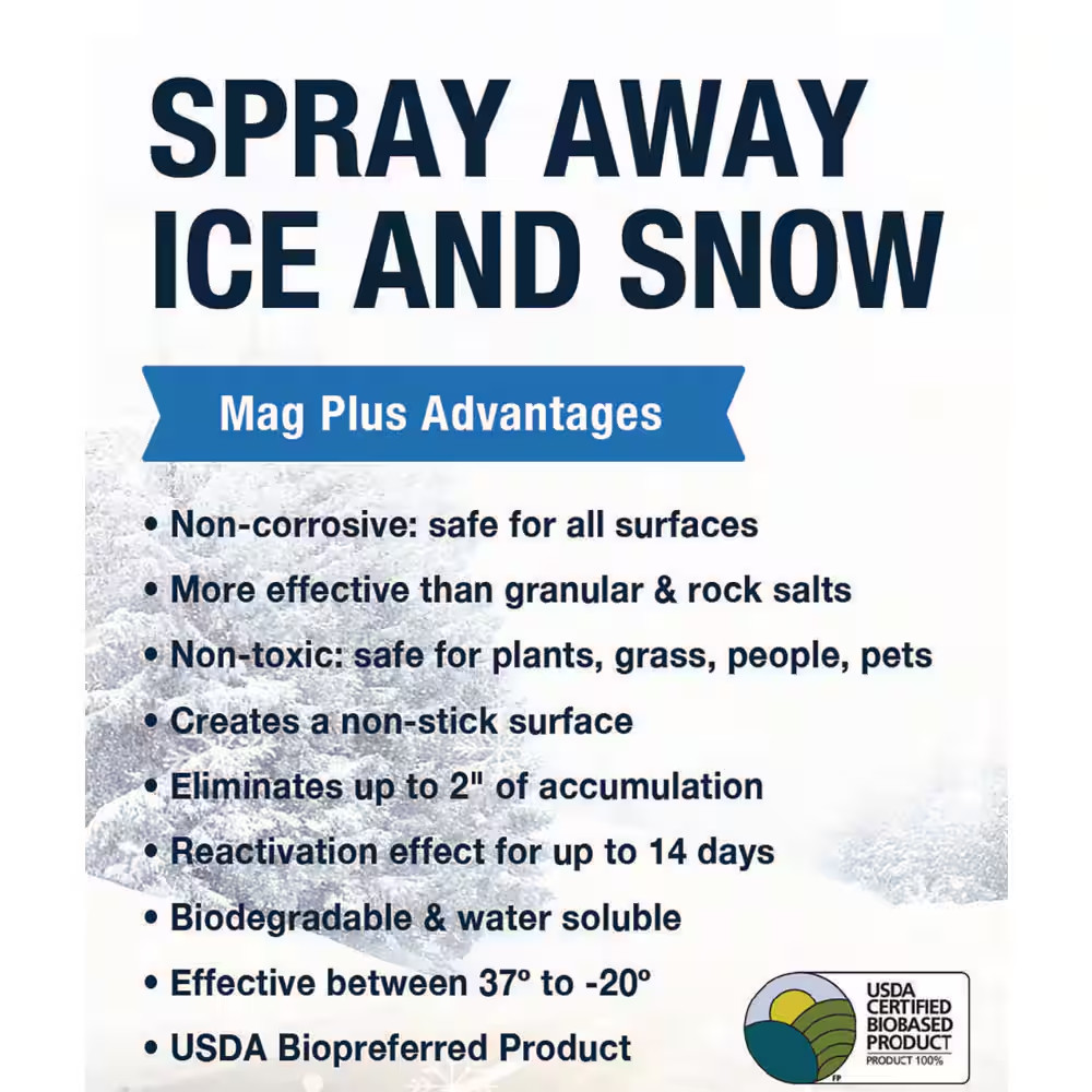 1 Gal. Liquid Anti-Snow/De-Icer Refill