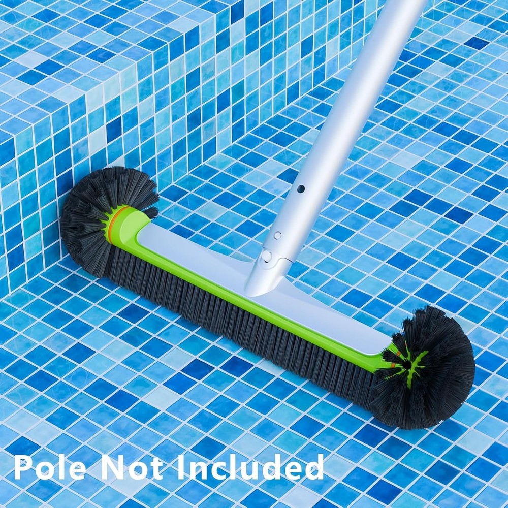 Effective Pool Wall Scrubber - Hemispherical Bristles