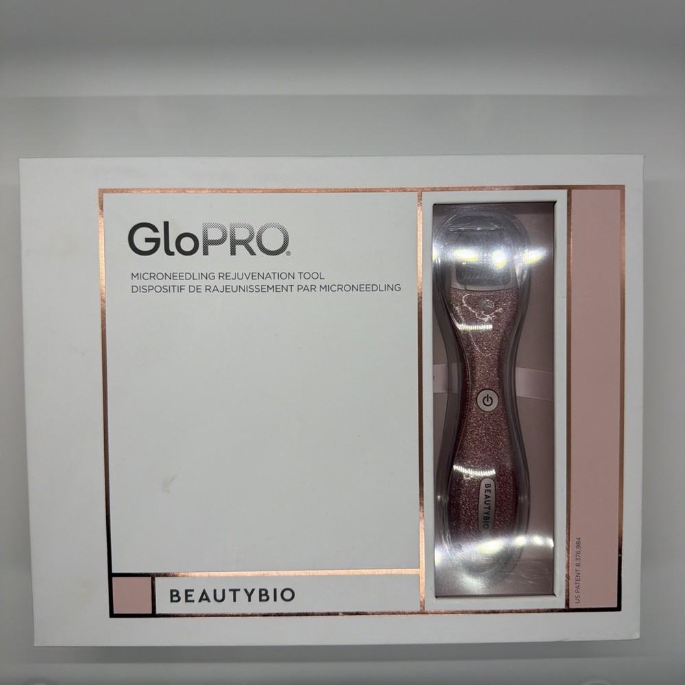 BeautyBio GloPRO Microneedling Regeneration Tool + Face Attachment Head