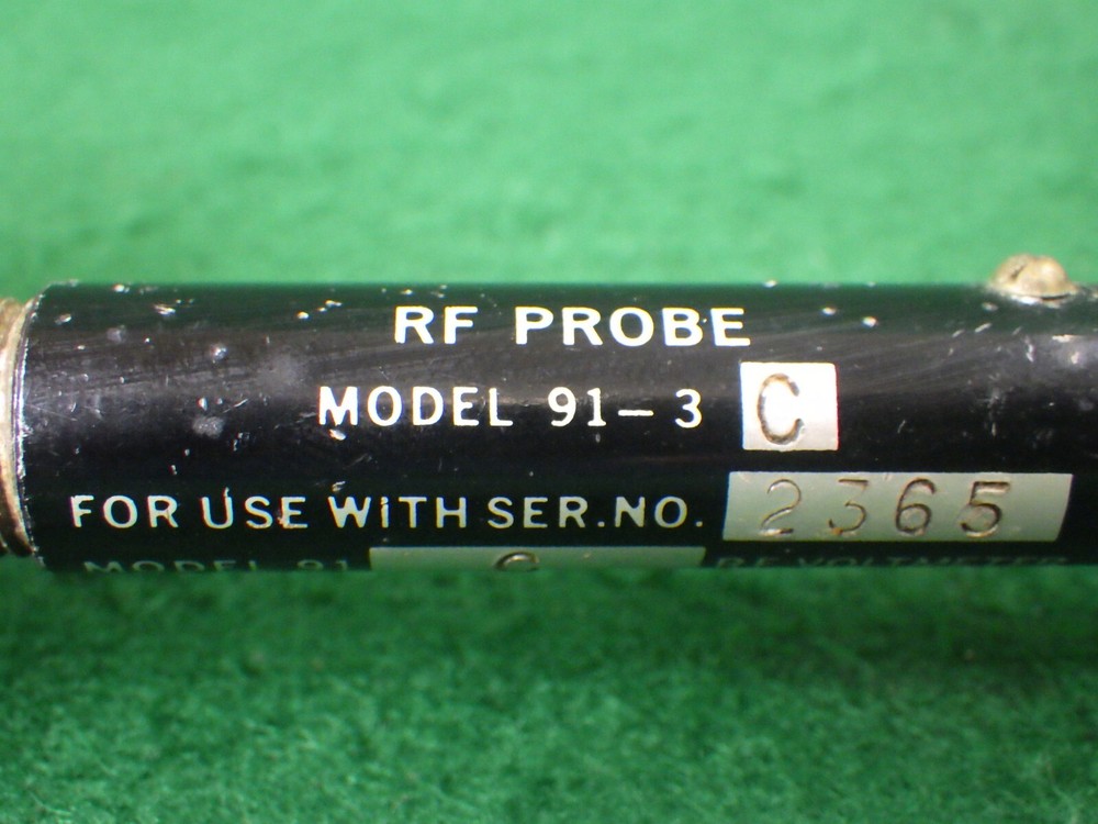 Boonton Electronics RF Probe Model 91-3 C 20kc to 600Mc Voltmeter