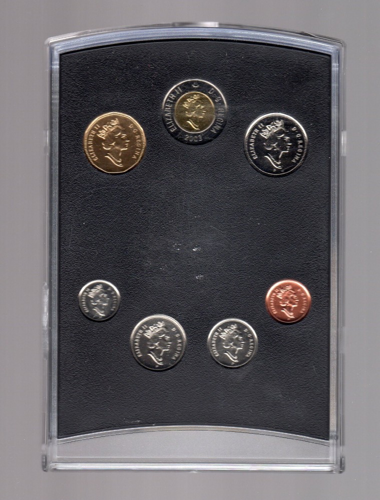 2003 Uncirculated Oh! Canada set, all in original packaging and COA