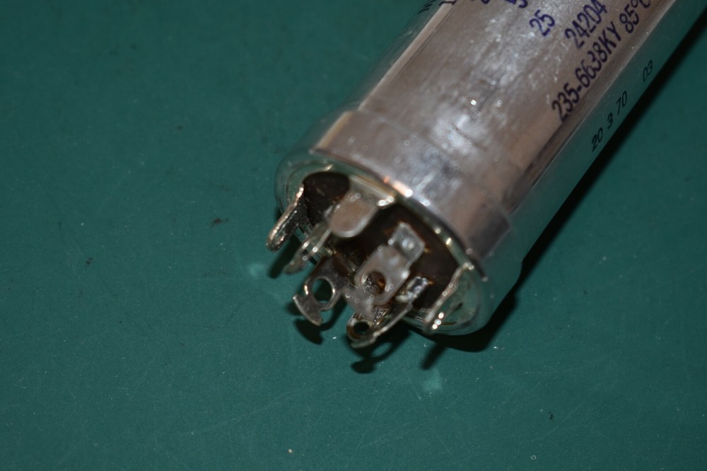 Mallory NOS Multi-Section Audio Amplifier Twist Lock Electrolytic Capacitor
