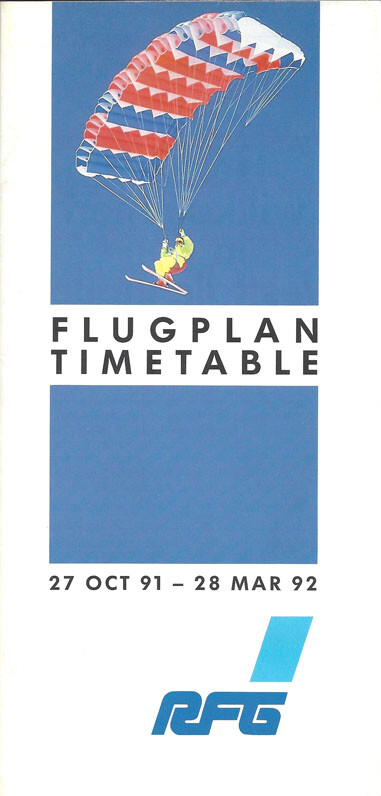 RFG system timetable 10/27/91 [4111]