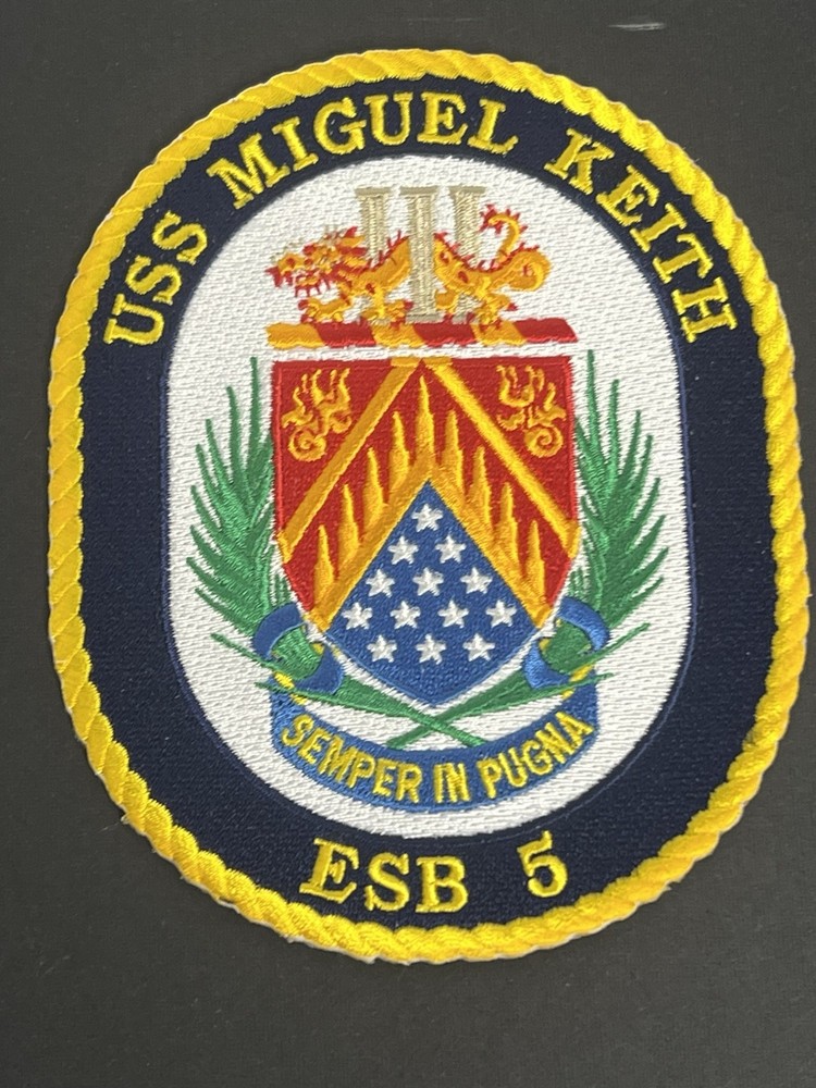 USS Miguel Keith ESB-5 Patch