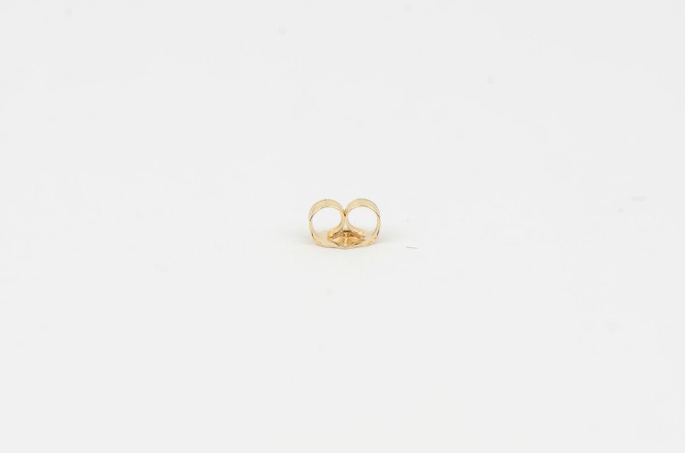 14k Yellow Gold Push Back Earring Butterfly Backing Small Medium Large-by PC!!!
