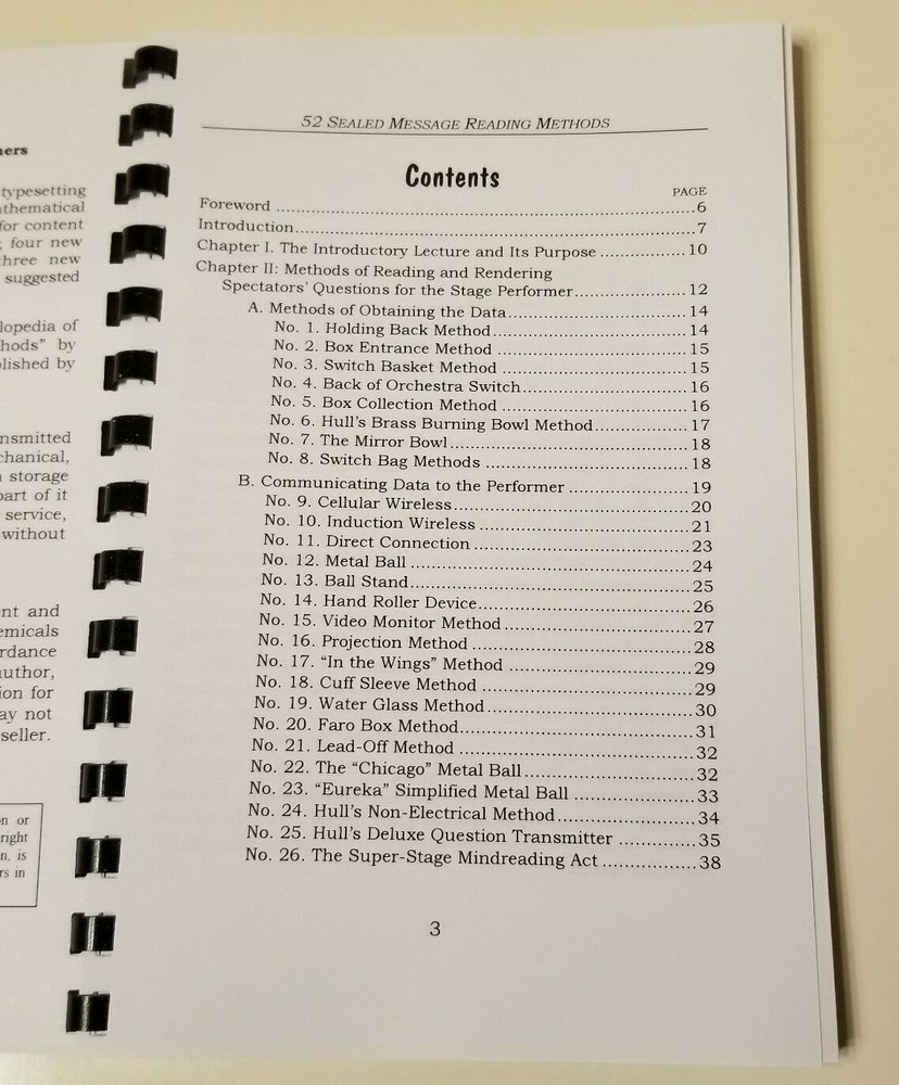 52 Sealed Message Reading Methods by Burling Hull