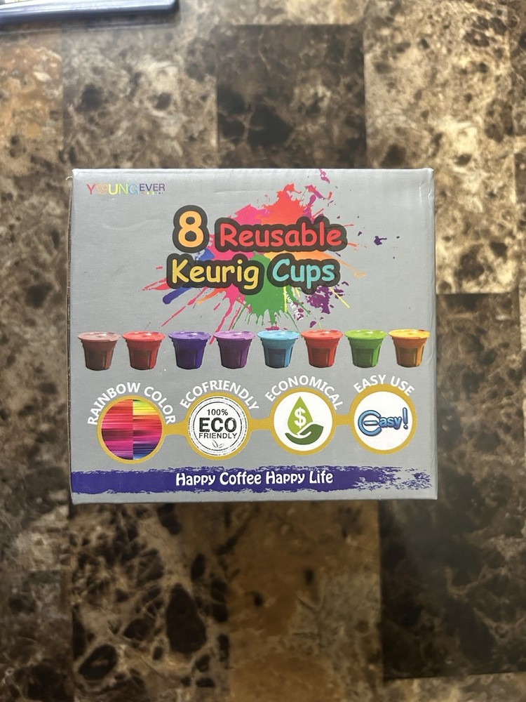 Youngever 8 Reusable Keurig Cups