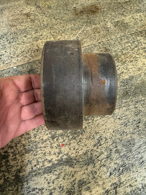 Small Antique Flat Belt Countershaft Step Cone Pulley Drill Press Lathe
