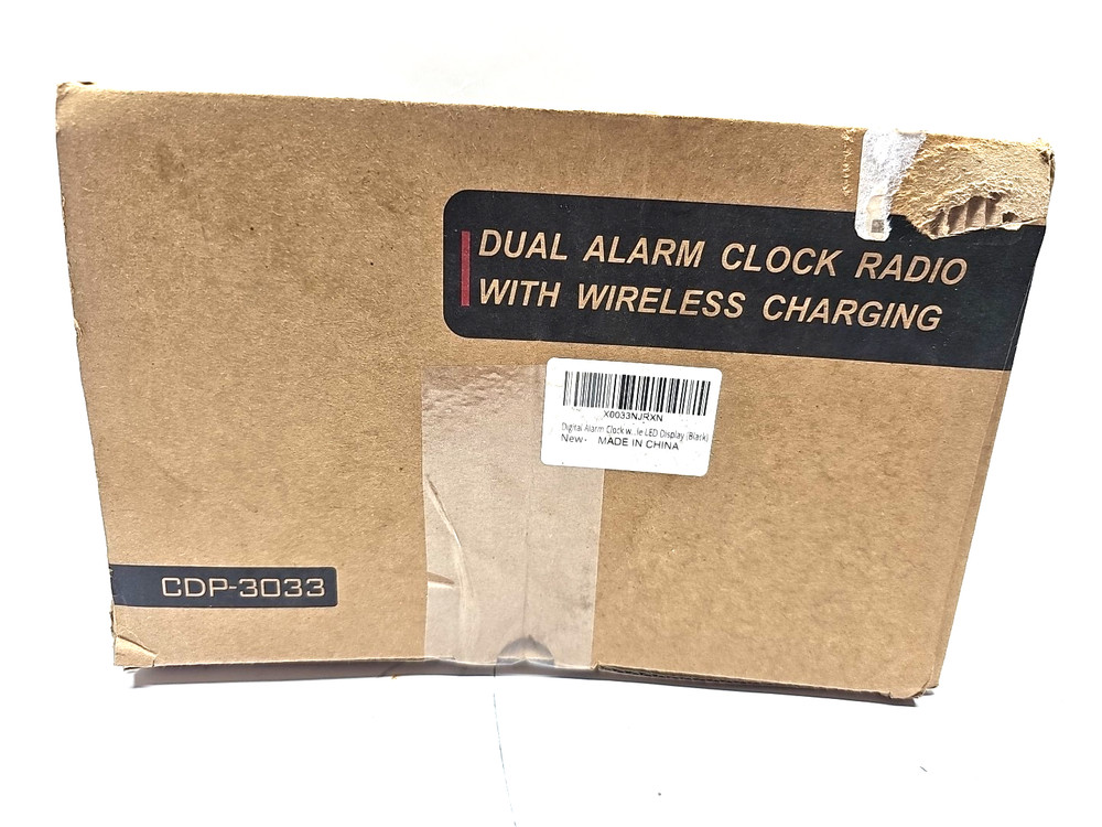 DUAL ALARM CLOCK CDP-3033