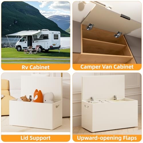 Pack 90° RV Cabinet Hinges, Heavy Duty Face Frame & Frameless Cabinets 2