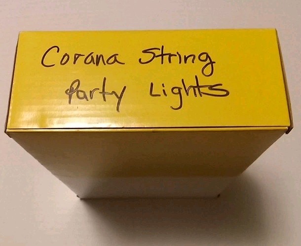 Corona Light Beer & Lime String Light Set 15 Ft Indoor/Outdoor
