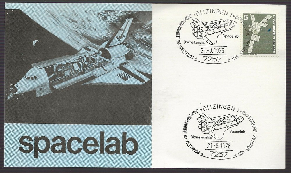 1976 Germany Spacelab Mission Ditzingen 1