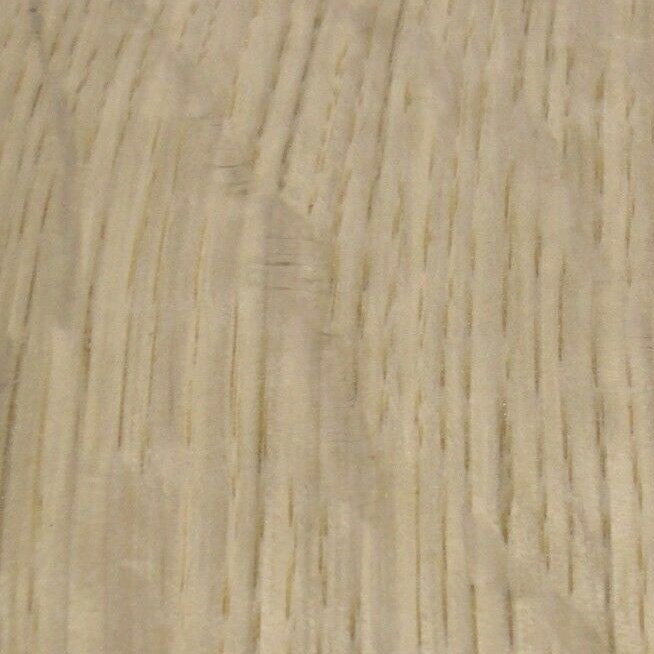 White Oak Flake Quartered Cut 4" x 4" raw no backing sample size 1/42" thickness