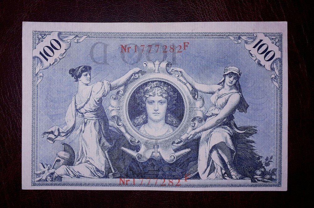 Germany 100 mark banknote,1908year(normal condition)