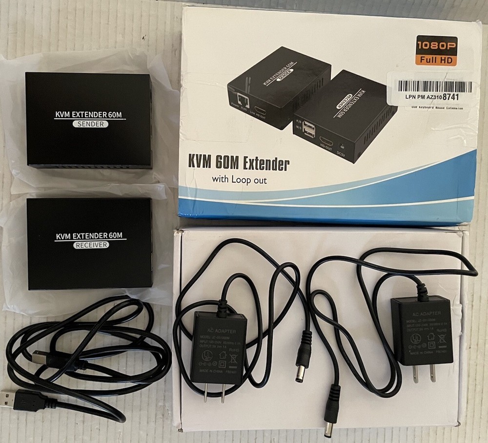 KVM 60M Extender With Loop Out