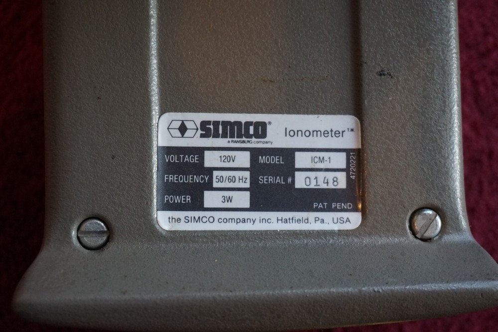 Simco ICM-1 Ionometer with Carrying Case