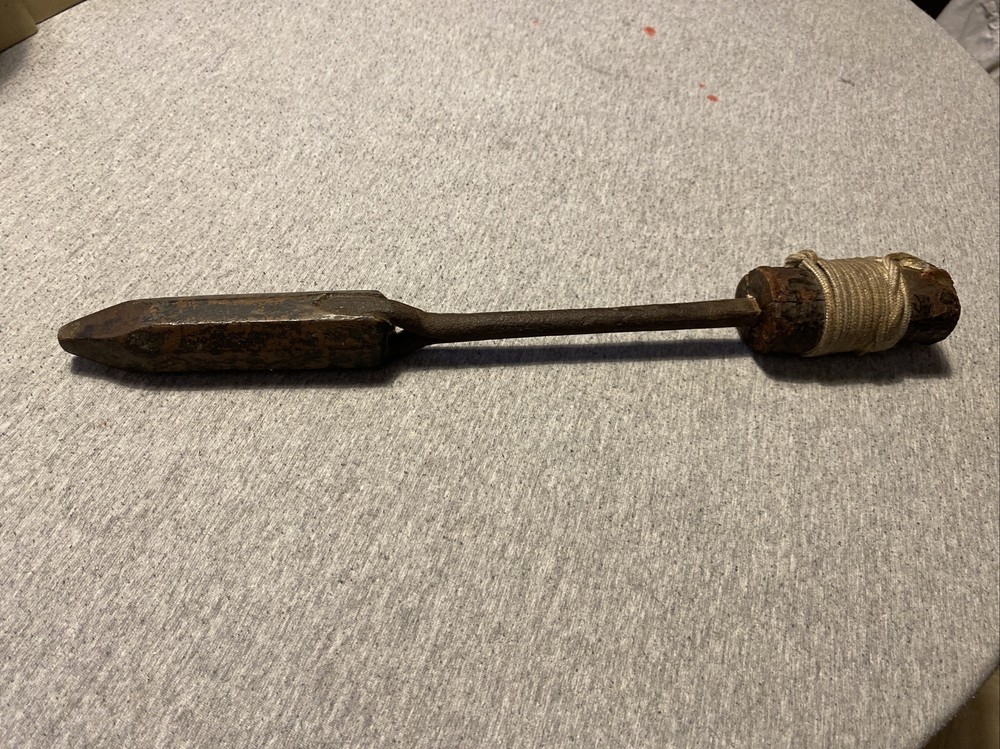 Antique #5 Solid Copper Soldering Iron