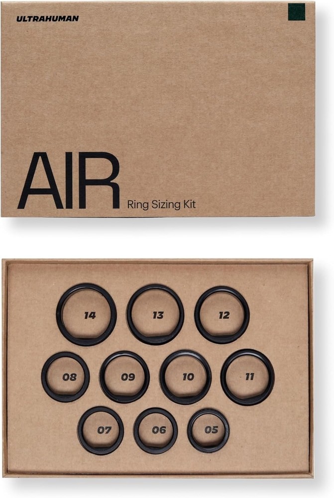 Ring AIR-Smart Ring Health Tracker, Size First Sizing Kit,Sleep Tr