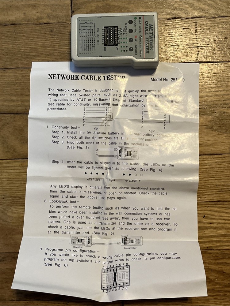 251450 Network Cable Tester