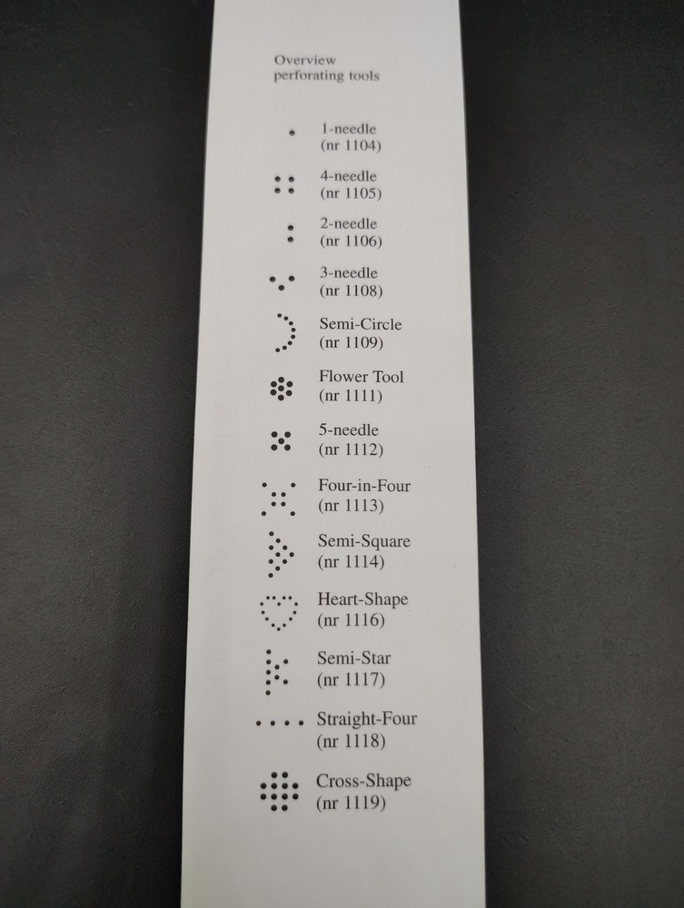 Vintage Pergamano 2 Split Perforating Tool 1125