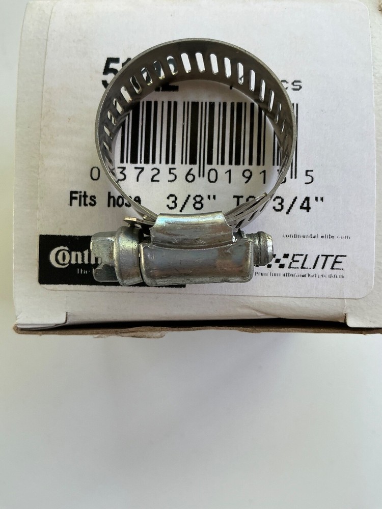 Genuine Continental Hose Clamp 51012 10 pack