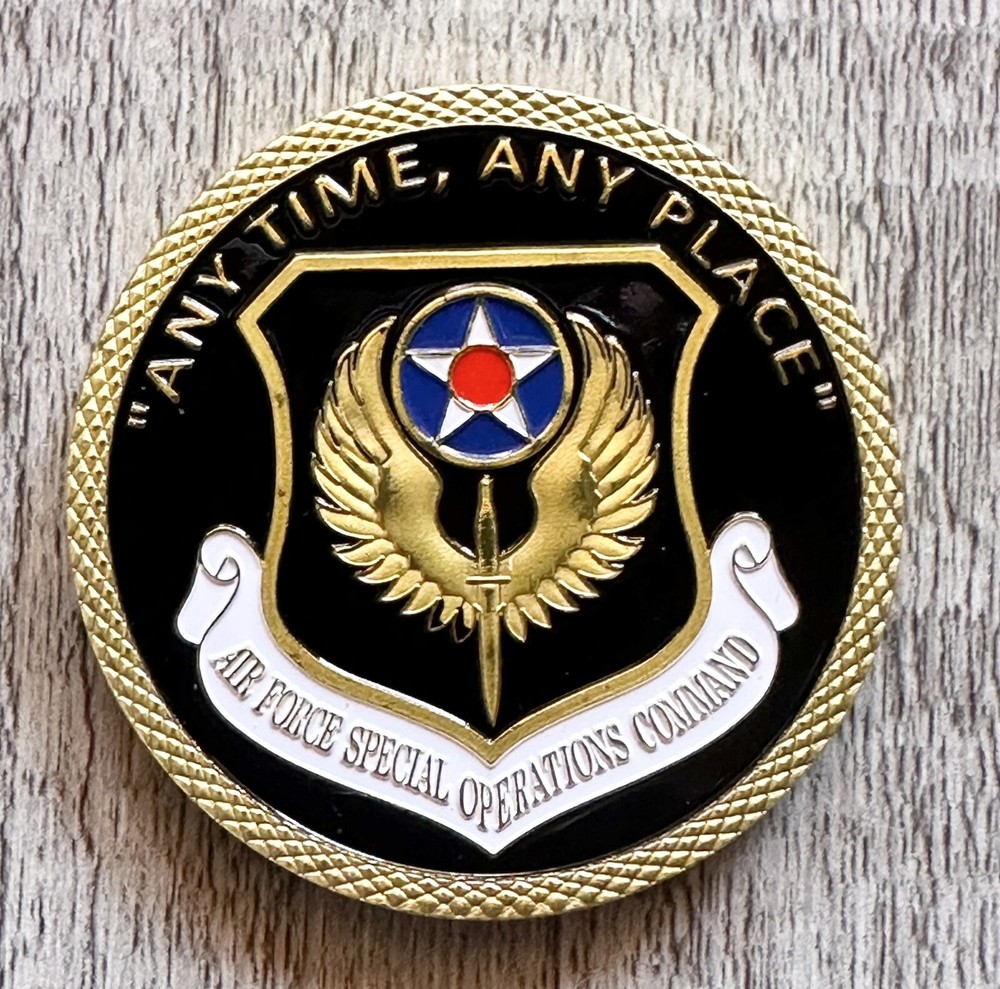 AIR FORCE SPECIAL OPERATIONS  COMMAND USAF- SOC Challenge Coin