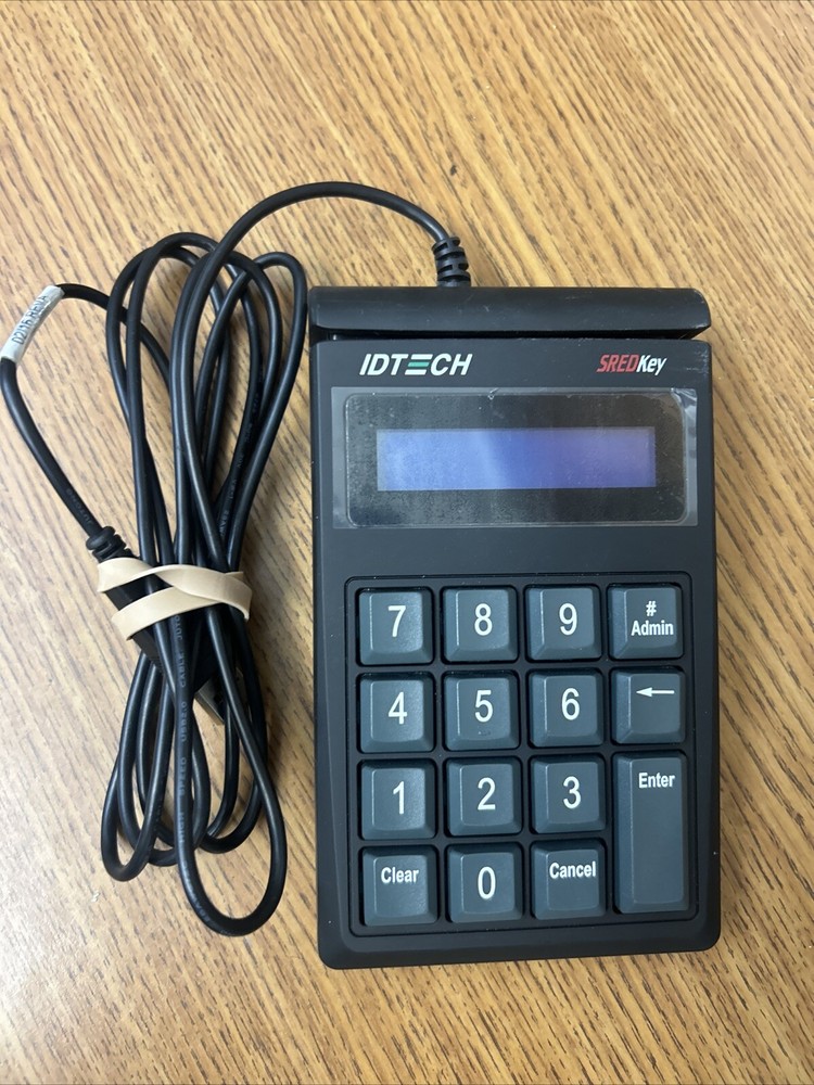ID TECH SREDKey Key Pad + USB MagStripe Reader IDSK-534833TEB
