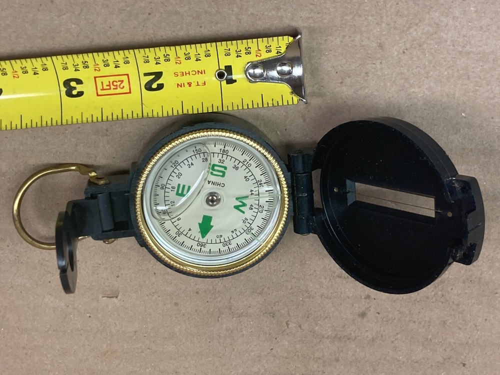 Engineer Directional Compass - Lensatic Lightweight Handheld Pocket Size China