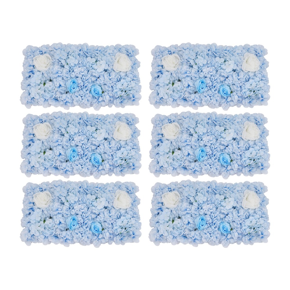 Artificial Flower Wall Panels, Artificial Flower Wall Backdrop, 12PCS Panels