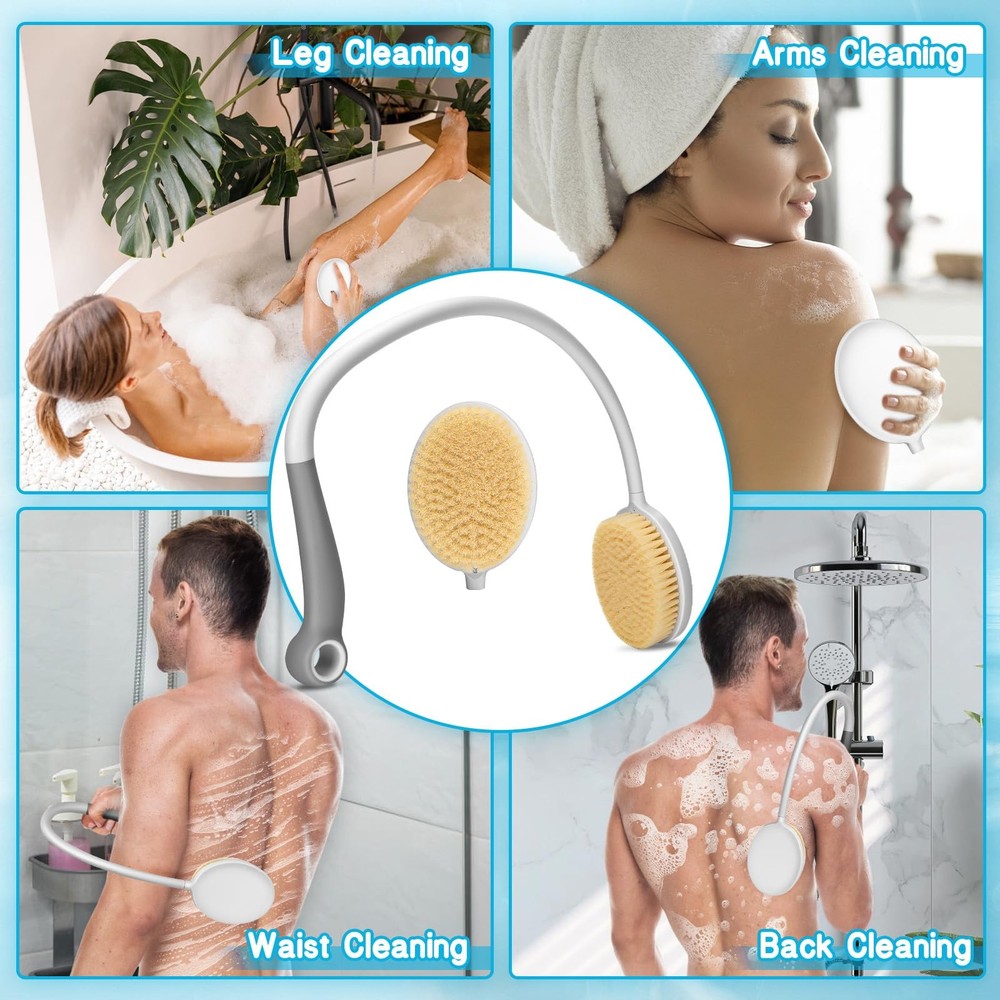 27 Inch Long Handle Back Scrubber Brush