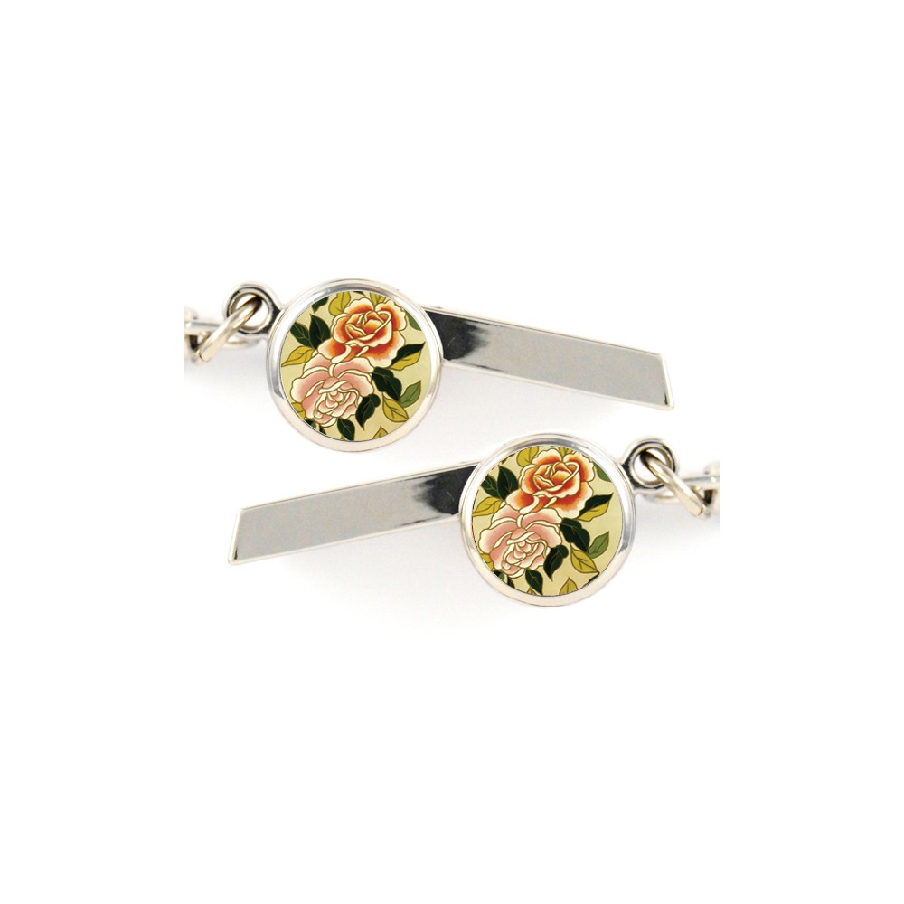 Flower Safety Whistle Keychain