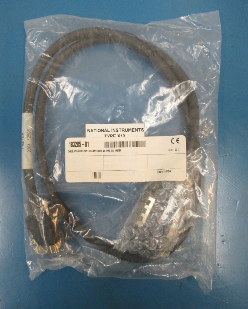 National Instruments 183285B-01 GPIB X13 MicroD25 Shielded Interface Cable 1m
