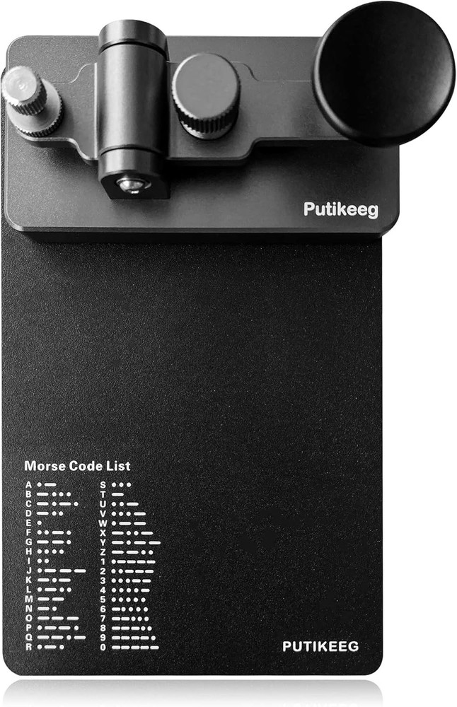 Classic Morse Code Learning Key - Rust-Resistant Steel Table for Enthusiasts