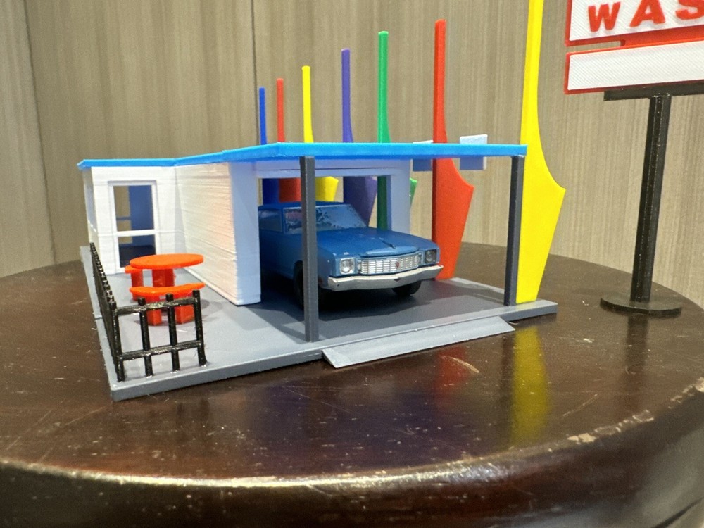 O Scale “Googie Style” Car Wash - Kit