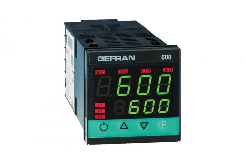 Gefran F000061 600-R-D-R-2-1 Microprocessor Temperature Controller 48x48
