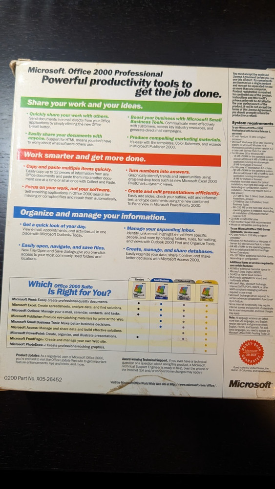 Microsoft Office 2000 Professional - Upgrade