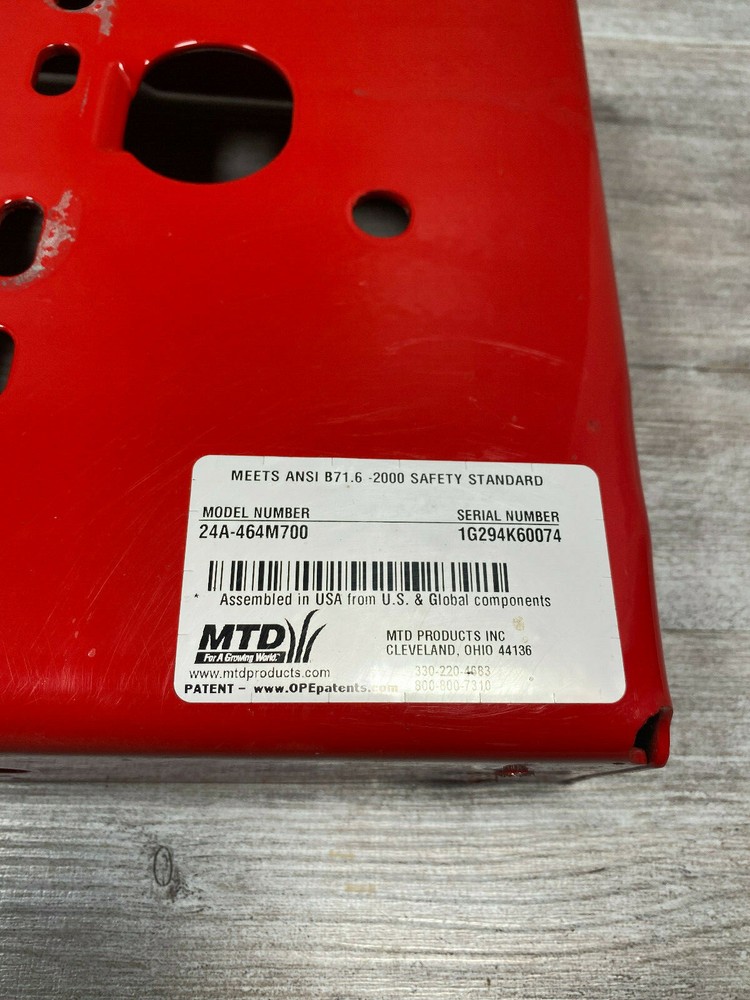Yard Machines, MTD 24A464M700 Chipper Shredder Part Frame, Engine Stand