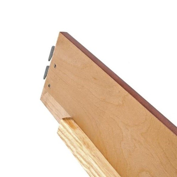 AS-IS Replacement Medium Finish Hook-On Wood Bed Frame Side Rails