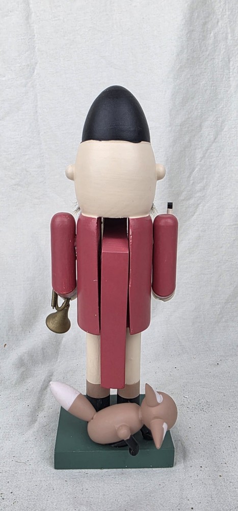 Vintage Fox Hunter Nutcracker 10" House of Lloyd