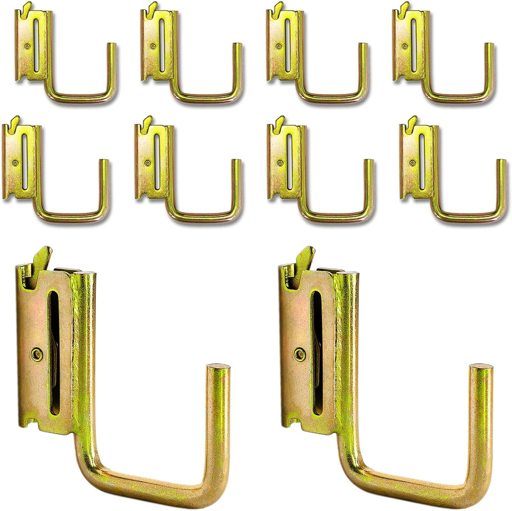 10 Pack 2 E Track J Hooks Heavy Duty Galvanized Steel E Track Tie down