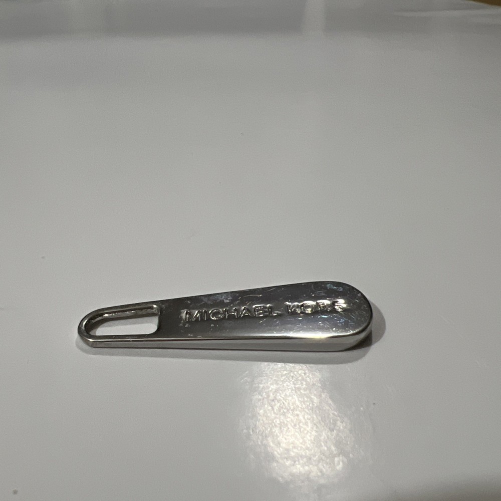 MICHAEL KORS Replacement Silver Tone Zipper Pull Hardware