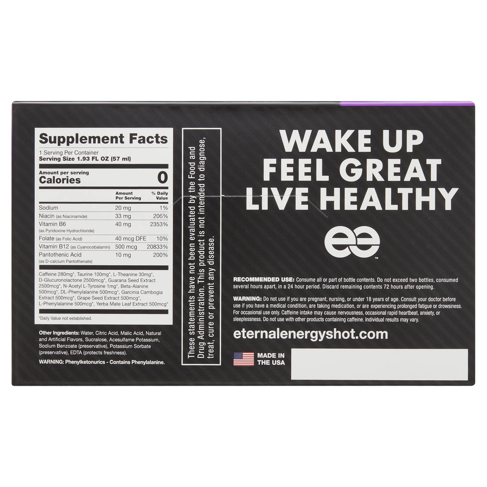 Shot, Extra Strength, Grape 1.93 Oz, 12 Count