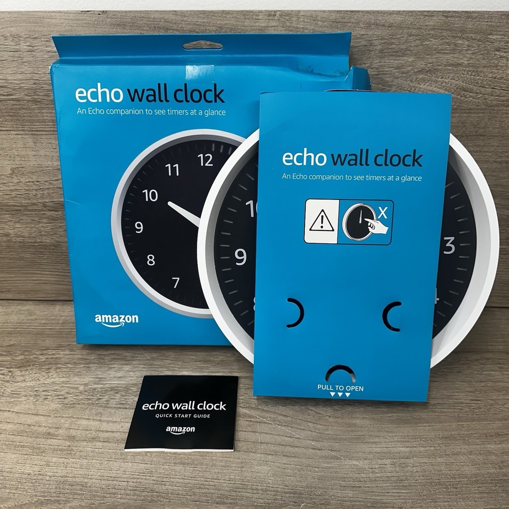 Amazon Echo Wall Clock Compatible w/Amazon Alexa Smart Device
