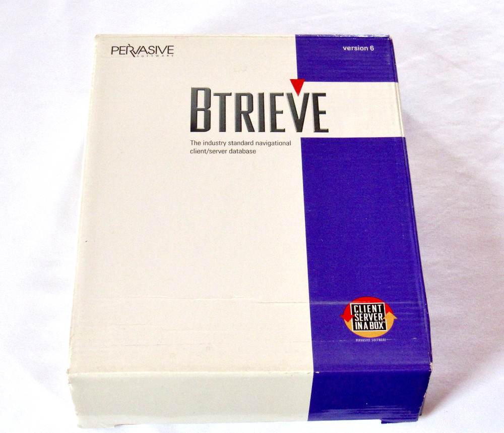 Btrieve Version 6.15  software for Windows 95 and NT