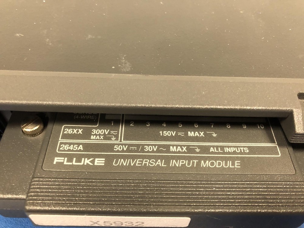 FLUKE 2635A HYDRA SERIES II WITH 2645A INPUT MODULE