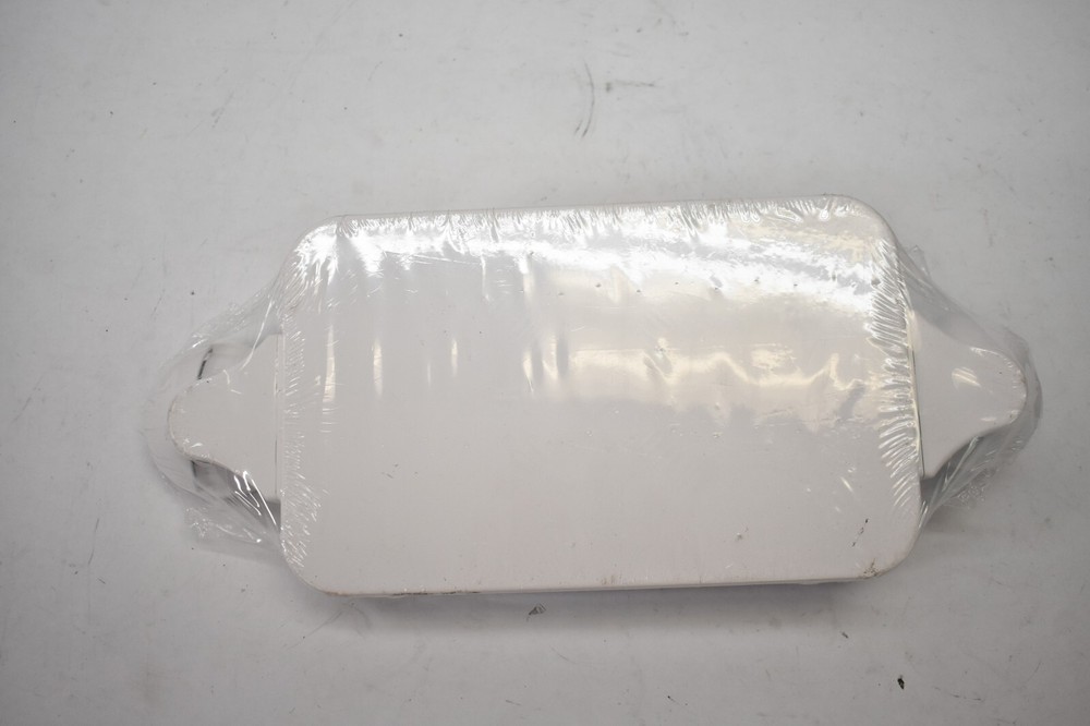 Electric LED White Exit Sign w Red Letters 2 Side Adjustable Light Ceiling Mount