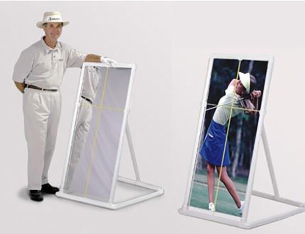 PVC Golf Mirror (2'x4') - Golf Teaching & Training Mirror - Golf Swing Mirror