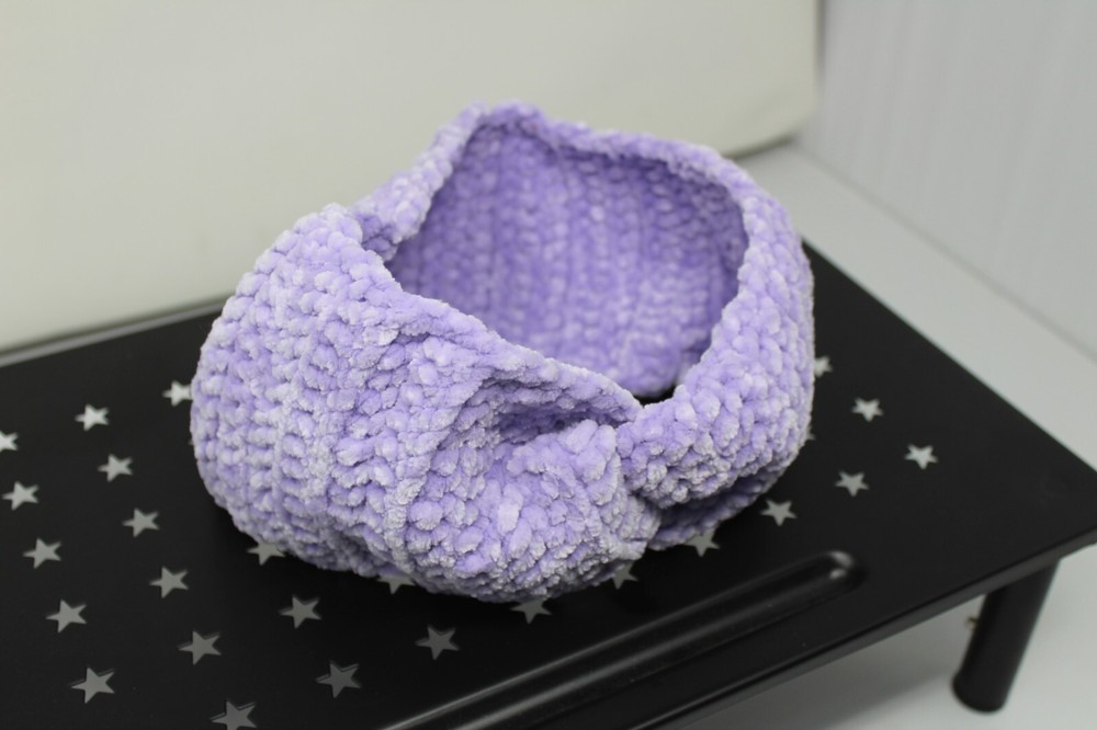 Hand Crocheted Twisted Headband - Bee's Babiez