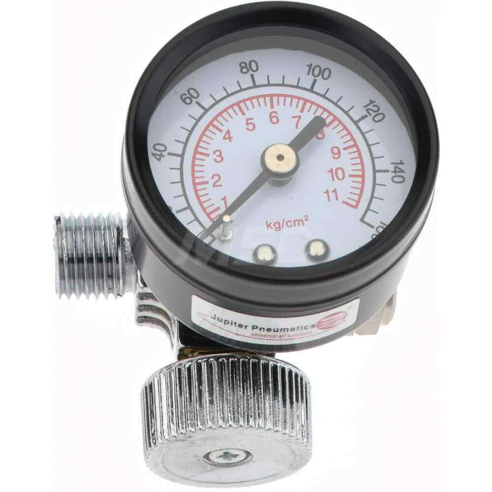 PRO-SOURCE Compressed Air Regulator Dial: 1/4" NPT, 120 Max Supply psi
