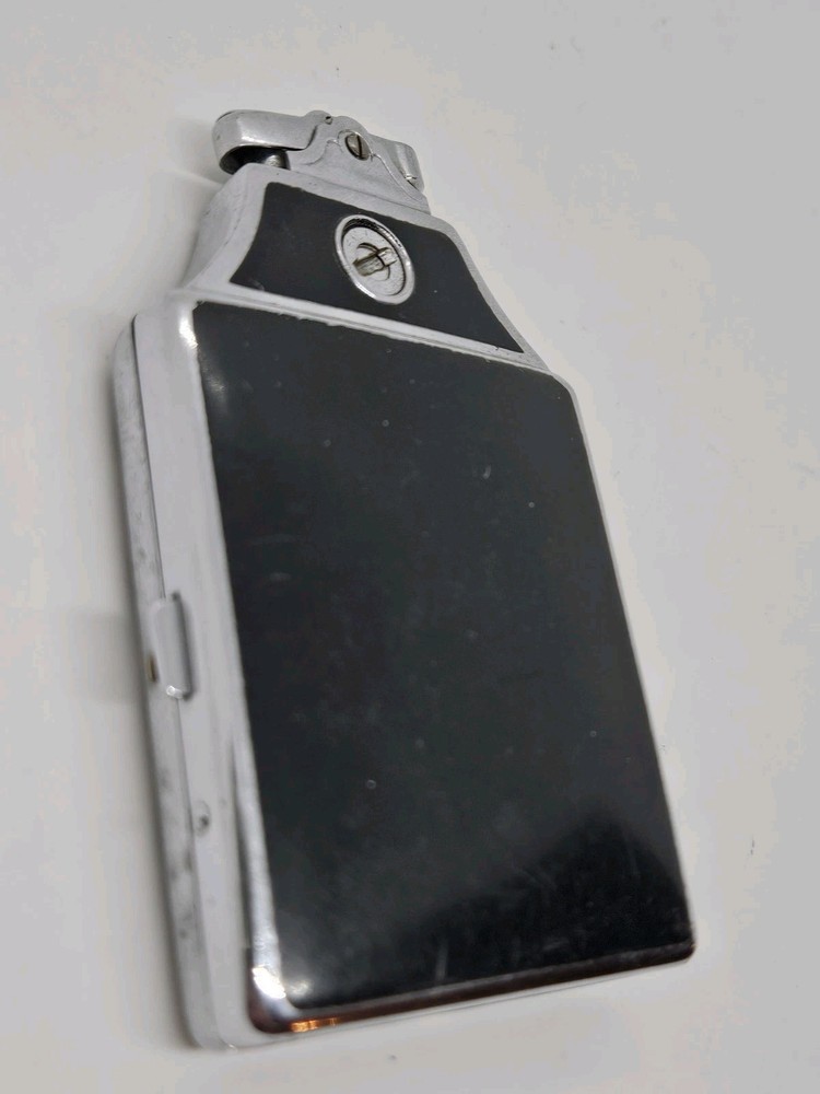 Vintage RONSON Mastercase Art Deco Combination Cigarette Case with Lighter